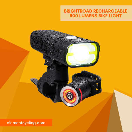 BrightRoad Rechargeable 800 Lumens Bike Light